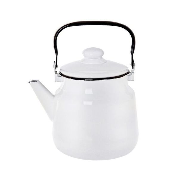Чайник 3,5л эмаль белый 01-2713 (4)