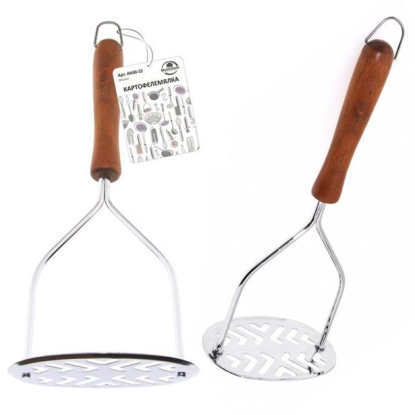 Картофелемялка 26см дерево AN50-32 (6/144)