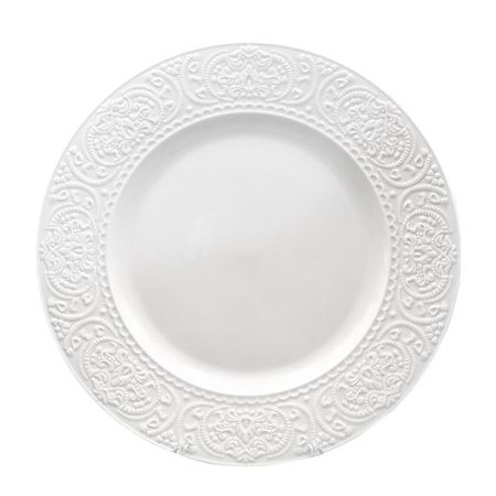 Блюдо круглое 30см фарфор АЖУР КЛАССИК (16)