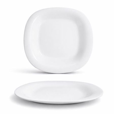 Тарелка мелкая 26см стеклокерамика КАРИН НЬЮ УАЙТ обеденная Н5604, N6804 (24)