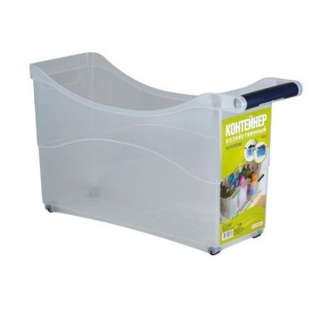 Контейнер для хранения 10л 46,2*16,2*27,2см пластик на колесах (6)