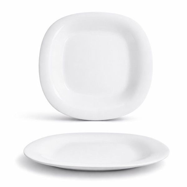 Тарелка мелкая 26см стеклокерамика КАРИН НЬЮ УАЙТ обеденная Н5604, N6804 (24)