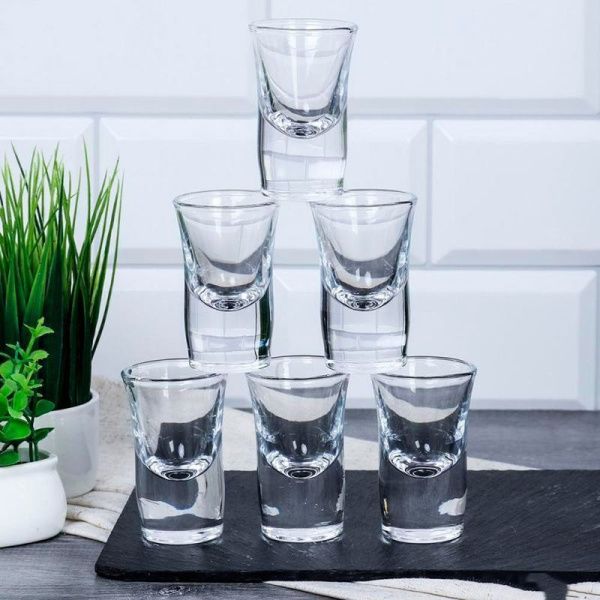 Рюмки набор 6шт 30мл стекло Y304 (24)