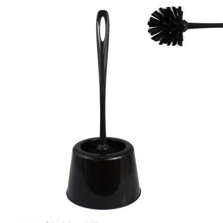 Ершик туалетный пластик Rambai Full Black черный (26) 221321430/01