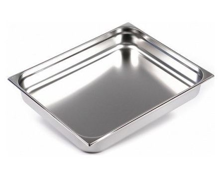 Гастроемкость 0,8мм нерж. сталь 2/1*4" 654*530*100мм без крышки 821-4 (6)