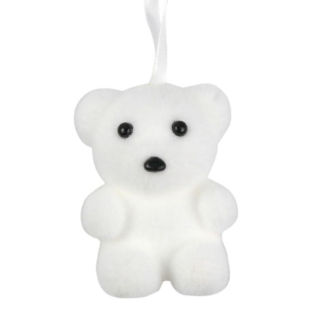 Фигурка МЕДВЕЖОНОК БЕЛЫЙ 9*6*5см 824305/JC-10022 (520)