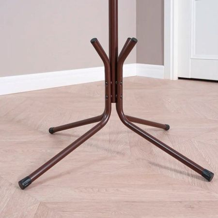 Вешалка напольная 5 крючков 69,5*69,5*182см металл МегаЛуч коричневая (1)