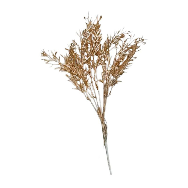 Украшение новогоднее Ветка золотая 40см JC-16845 (1200)