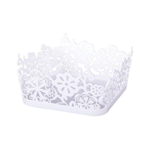 Сухарница 16,2*8,5см пластик Соната белая (30)