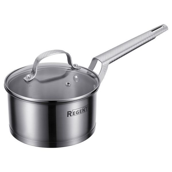 Ковш 1,7л h8,5см нерж.сталь Sirena со стекл.крышкой 16см 65-0116 (6)