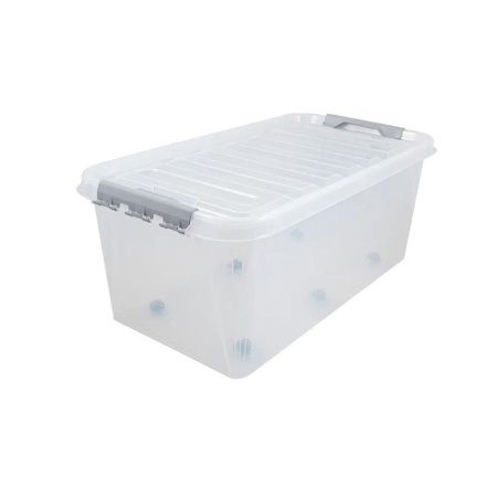 Контейнер для хранения 55л 720*390*295мм пластик ПРОФИ КОМФОРТ на колесах (3)