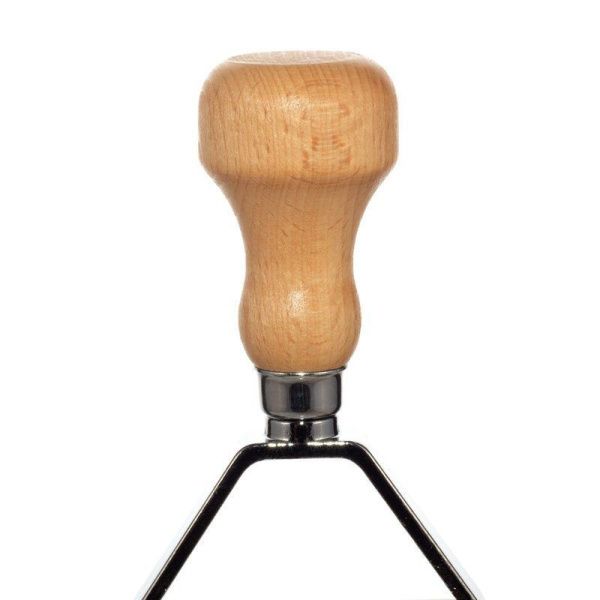 Пресс-форма для печенья, равиоли, пельменей 7*7см нерж.сталь дер.ручка (6/96)