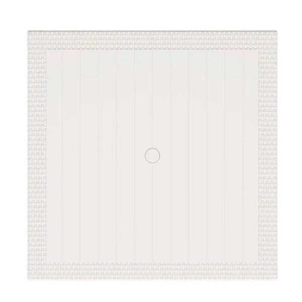 Стол пластик Ротанг-плюс 94*94*74см белый (1)