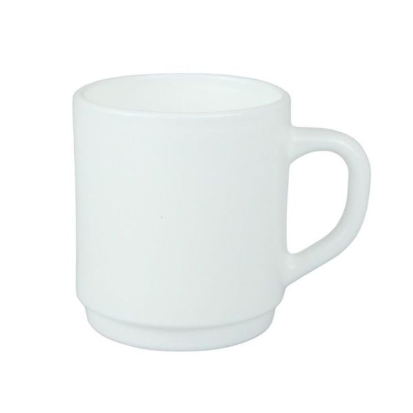 Кружка 250мл стеклокерамика БЕЛЬЕ d7,5см h8,5см (6/48)