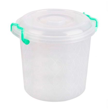 Контейнер для хранения 10л 30*27*27,5см пластик круглый с ручками (6)