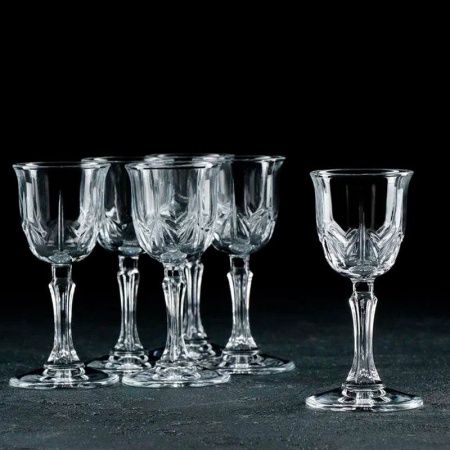 Рюмки набор 6шт 58мл стекло КАРАТ (8)