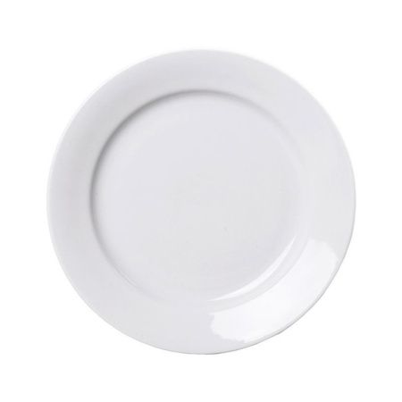 Тарелка мелкая 17,5см фарфор белый гладкий край 127983/127982 (30/25)