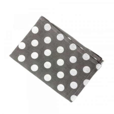 Полотенце кухонное 46*60см рогожка ДомВелл ГОРОХ серый