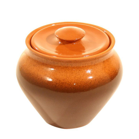 Горшочек для запекания 250мл керамика тонированный (60)