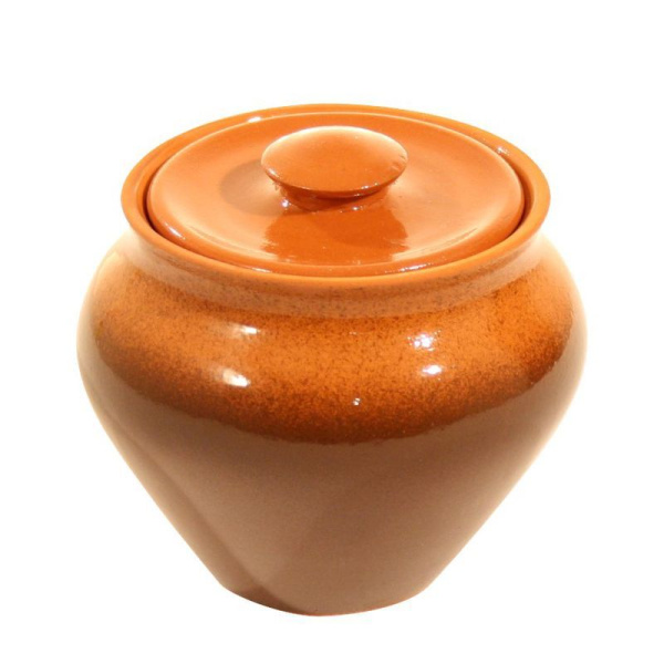 Горшочек для запекания 250мл керамика тонированный (60)