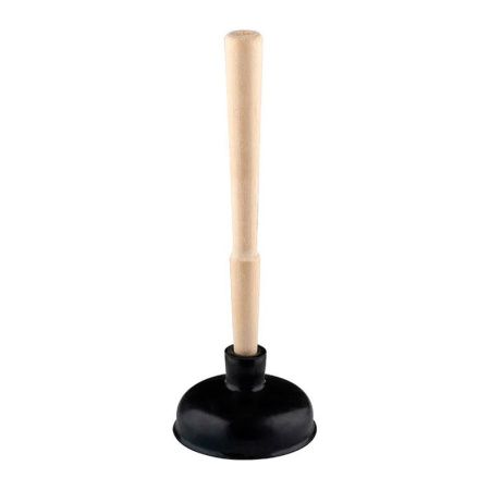 Вантуз 34см резина с деревянной ручкой (30)