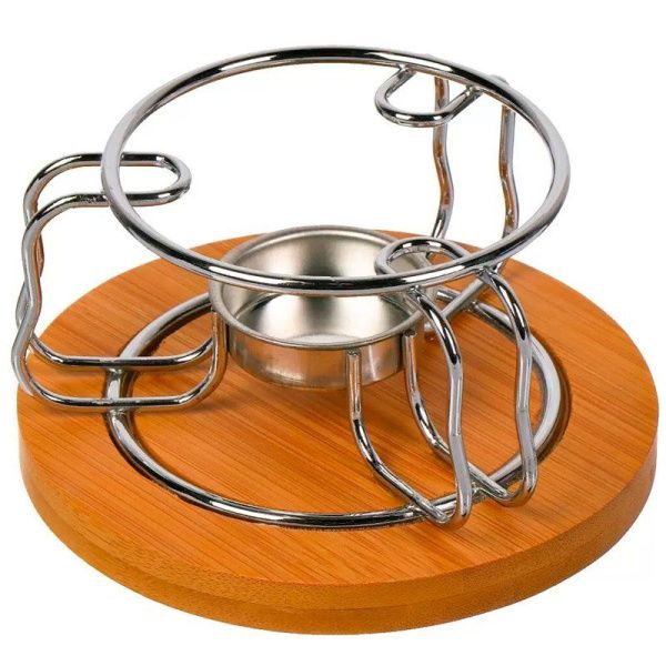 Чайник заварочный 750мл фарфор на метал.подставке для подогрева подар.уп Jd7431/JC-14156 (27)