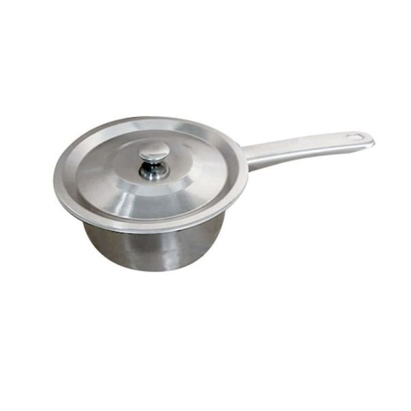 Ковш 1,7л нерж.сталь мет.крышка 19см с мет.ручкой (80)