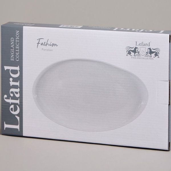 Блюдо 31,5*19*3см фарфор FASHION овальное (24)