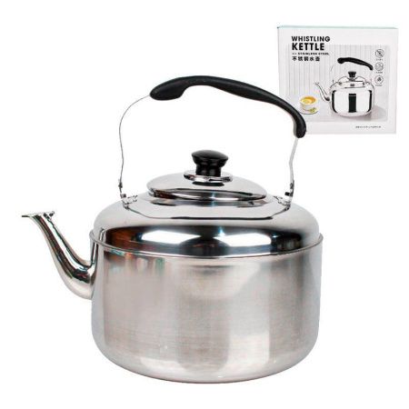 Чайник со свистком 5,5л нерж.сталь (30)