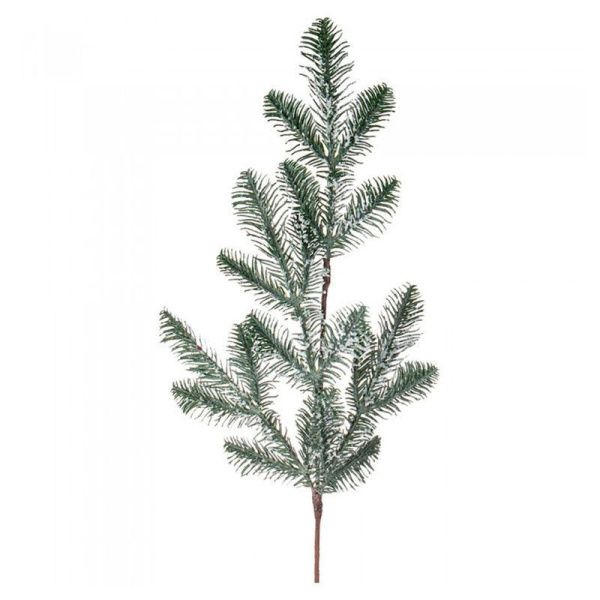 Украшение новогоднее Ветка 63см пластик/металл/бумага (24/240)