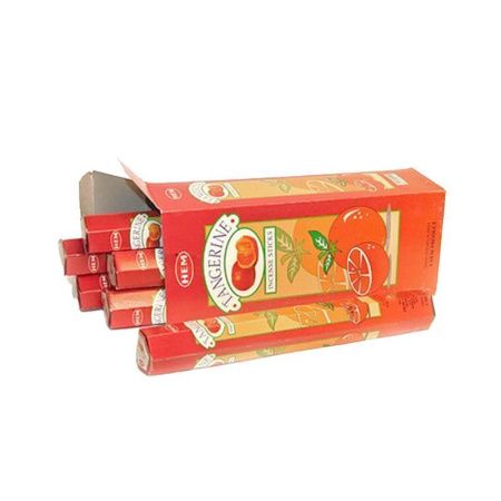 Благовония шестигранник 20 палочек HEM Tangerine Мандарин 186Tan (6)