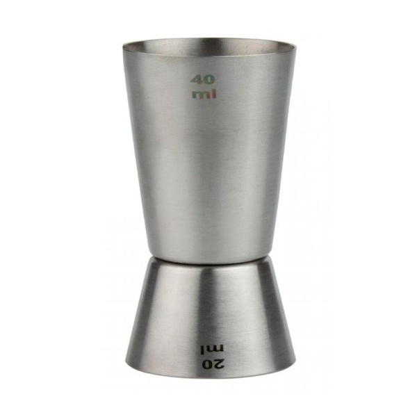 Джиггер 20/40мл нерж.сталь 0226 (144)