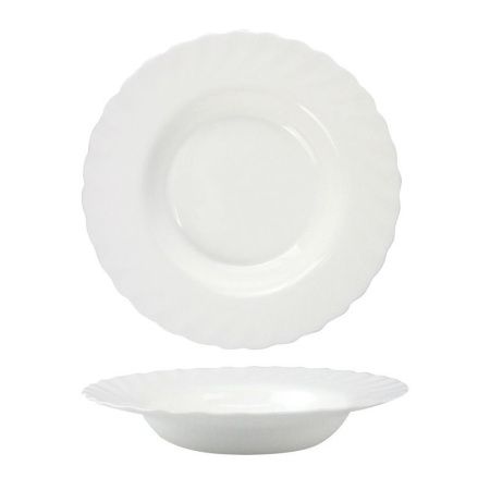 Тарелка глубокая 22,5см стеклокерамика ТРИАНОН E9648/H4123/N5016/N3646 (24)