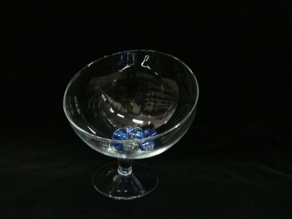 Ваза для цветов бокал на плитке 3,5л стекло РОДЖЕР-3,5 средний косой срез (4)