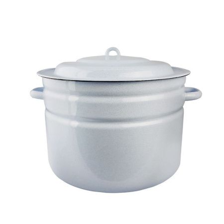 Бак 25л эмаль без рисунка титановый рябчик С-2828Рб (1)