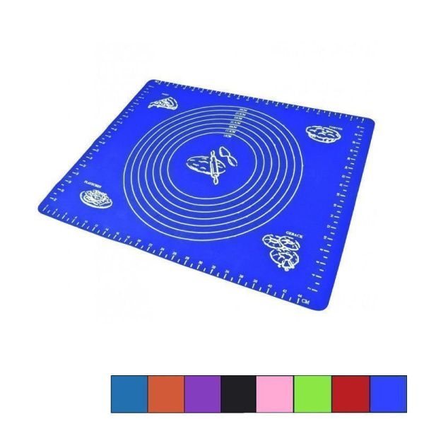 Коврик кулинарный 70*70см силикон для выпечки и раскатки теста (50)