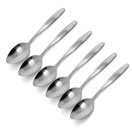 Ложки столовые набор 6шт 20*4,2см нерж.сталь ВИКТОРИЯ (вес 1шт 62г) D08/JC-15677 (100)