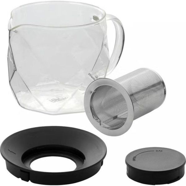 Чайник заварочный 1000мл стекло Ain с мет.ситом (12)