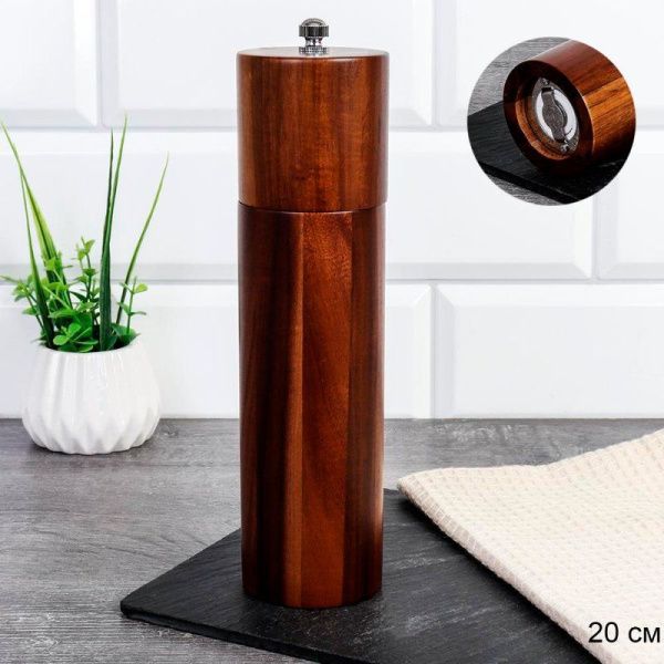 Мельница для специй 20см дерево акация JS-E00A3-20 (64)