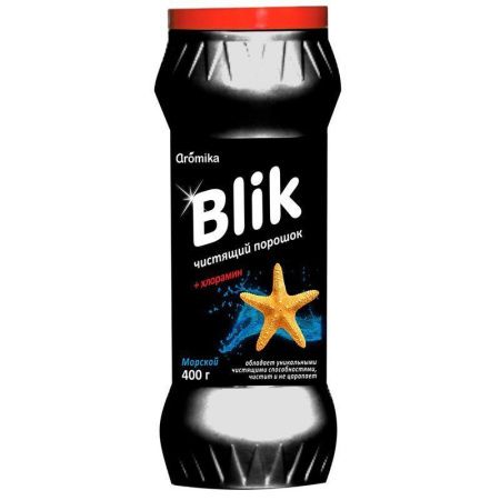 Чистящий порошок 400г BLIK МОРСКОЙ (20)