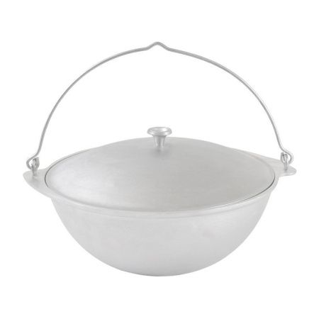 Казан походный 6л алюминий с крышкой (5)