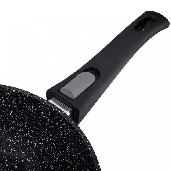 Сковорода глубокая 28см h7,7см алюминий АП LEO съемная ручка (6)