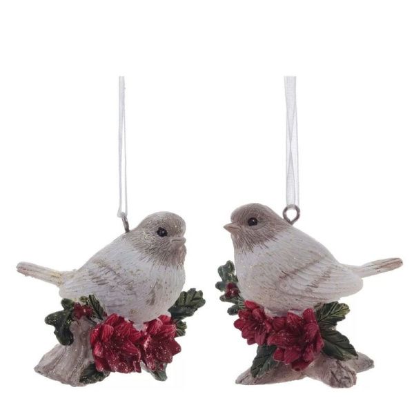 Изделие декоративное подвесное ПТИЧКА 6*3*5,5см 2 вида