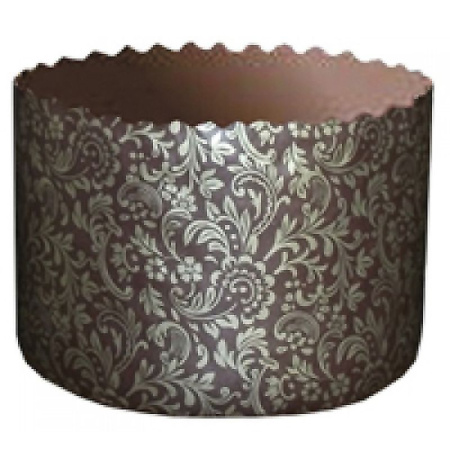 Форма для кулича 9*9см 200мл бумажная ФЛОРА (1/2000)