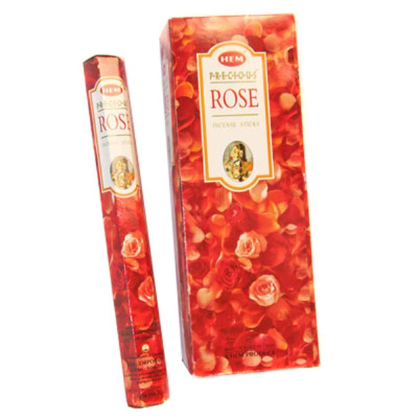 Благовония шестигранник 20 палочек HEM Pr. Rose Любимая роза (чайная) 186PRR (6)