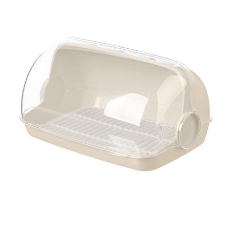 Хлебница 325*220*170мм пластик Verona светло-бежевая (4) 221109925/01