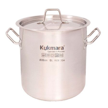 Котел 15л нерж.сталь HoReCa с мет.крышкой d30* h23,5см / HRC-SP15030M (1)