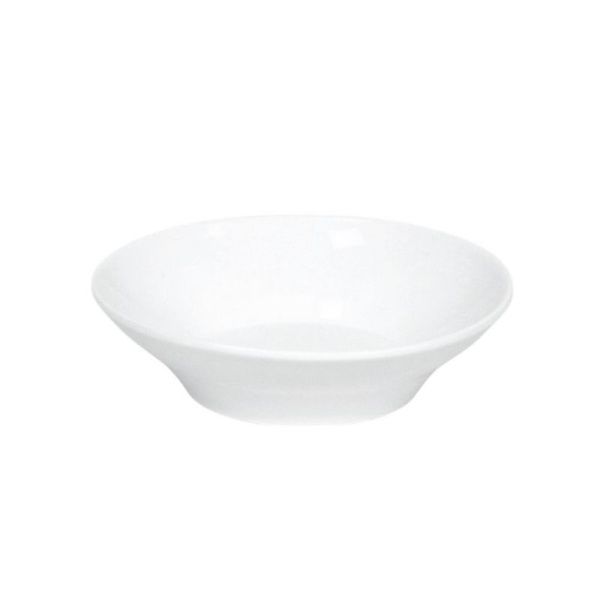 Блюдце для варенья 110мл фарфор белье СНЕЖНЫЙ БАРС (40)