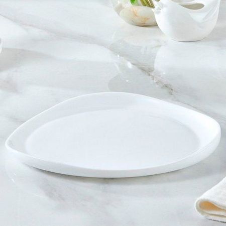 Тарелка мелкая 17см стеклокерамика ВАЙТ десертная RLP70X (48)