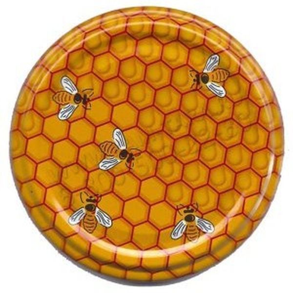 Крышка для банки ТВИСТ-ОФФ 82мм ПЧЕЛКА литография (750)